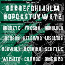 Load image into Gallery viewer, Custom Graffiti Pattern Black-Kelly Green Scratch Sublimation Soccer Uniform Jersey