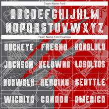 Load image into Gallery viewer, Custom Graffiti Pattern Red-Steel Gray Scratch Sublimation Soccer Uniform Jersey