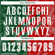 Load image into Gallery viewer, Custom Graffiti Pattern Red-Green Scratch Sublimation Soccer Uniform Jersey