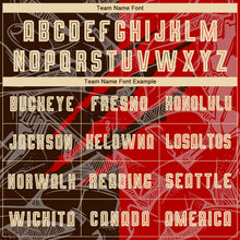 Load image into Gallery viewer, Custom Graffiti Pattern City Cream Red-Brown Scratch Sublimation Soccer Uniform Jersey