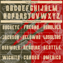 Load image into Gallery viewer, Custom Graffiti Pattern City Cream Red-Olive Scratch Sublimation Soccer Uniform Jersey