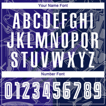Load image into Gallery viewer, Custom Graffiti Pattern Dark Purple-Navy Scratch Sublimation Soccer Uniform Jersey
