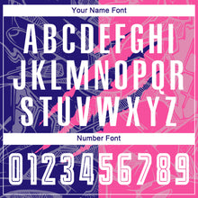 Load image into Gallery viewer, Custom Graffiti Pattern Dark Purple-Pink Scratch Sublimation Soccer Uniform Jersey