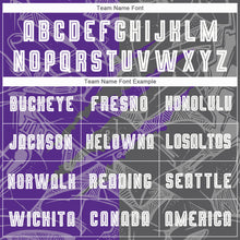 Load image into Gallery viewer, Custom Graffiti Pattern Steel Gray-Purple Scratch Sublimation Soccer Uniform Jersey