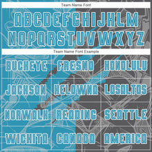 Load image into Gallery viewer, Custom Graffiti Pattern Panther Blue-Steel Gray Scratch Sublimation Soccer Uniform Jersey