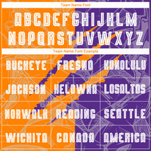 Load image into Gallery viewer, Custom Graffiti Pattern Bay Orange-Purple Scratch Sublimation Soccer Uniform Jersey