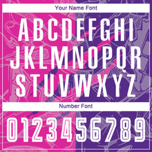 Load image into Gallery viewer, Custom Graffiti Pattern Deep Pink-Purple Scratch Sublimation Soccer Uniform Jersey