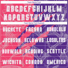 Load image into Gallery viewer, Custom Graffiti Pattern Neon Pink-Purple Scratch Sublimation Soccer Uniform Jersey