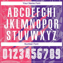 Load image into Gallery viewer, Custom Graffiti Pattern Neon Pink-Purple Scratch Sublimation Soccer Uniform Jersey