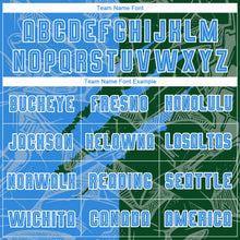 Load image into Gallery viewer, Custom Graffiti Pattern Powder Blue-Green Scratch Sublimation Soccer Uniform Jersey