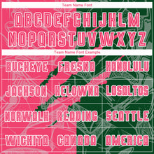 Load image into Gallery viewer, Custom Graffiti Pattern Neon Pink-Green Scratch Sublimation Soccer Uniform Jersey