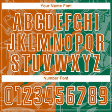 Load image into Gallery viewer, Custom Graffiti Pattern Texas Orange-Kelly Green Scratch Sublimation Soccer Uniform Jersey