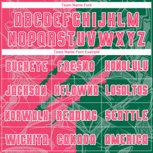 Load image into Gallery viewer, Custom Graffiti Pattern Neon Pink-Kelly Green Scratch Sublimation Soccer Uniform Jersey