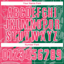 Load image into Gallery viewer, Custom Graffiti Pattern Neon Pink-Kelly Green Scratch Sublimation Soccer Uniform Jersey