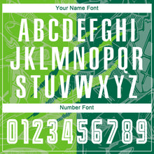Load image into Gallery viewer, Custom Graffiti Pattern Aurora Green-Kelly Green Scratch Sublimation Soccer Uniform Jersey