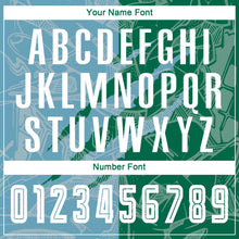 Load image into Gallery viewer, Custom Graffiti Pattern Shadow Blue-Kelly Green Scratch Sublimation Soccer Uniform Jersey