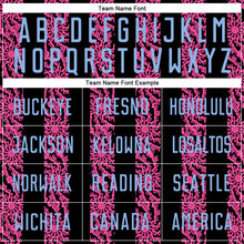 Load image into Gallery viewer, Custom Black Light Blue-Pink Abstract Shape Sublimation Soccer Uniform Jersey