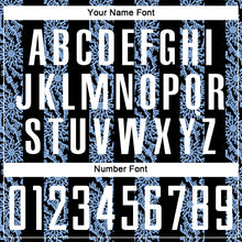 Load image into Gallery viewer, Custom Black White-Light Blue Abstract Shape Sublimation Soccer Uniform Jersey