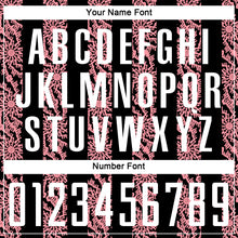 Load image into Gallery viewer, Custom Black White-Medium Pink Abstract Shape Sublimation Soccer Uniform Jersey