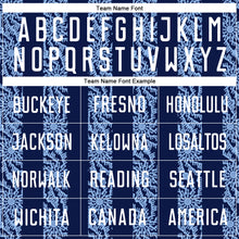 Load image into Gallery viewer, Custom Navy White-Light Blue Abstract Shape Sublimation Soccer Uniform Jersey