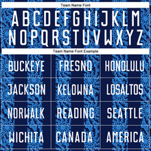 Load image into Gallery viewer, Custom Navy White-Powder Blue Abstract Shape Sublimation Soccer Uniform Jersey