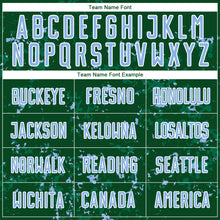 Load image into Gallery viewer, Custom Green Light Blue-Kelly Green Abstract Fragment Art Sublimation Soccer Uniform Jersey