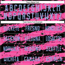 Load image into Gallery viewer, Custom Black Light Blue-Pink Splash Sublimation Soccer Uniform Jersey