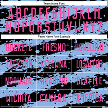 Load image into Gallery viewer, Custom Black Pink-Light Blue Splash Sublimation Soccer Uniform Jersey