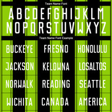 Load image into Gallery viewer, Custom Black White-Neon Green Line Sublimation Soccer Uniform Jersey