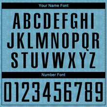 Load image into Gallery viewer, Custom Shadow Blue Black Geometric Shapes Sublimation Soccer Uniform Jersey