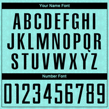 Load image into Gallery viewer, Custom Ice Blue Black Geometric Shapes Sublimation Soccer Uniform Jersey