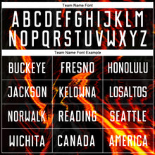 Load image into Gallery viewer, Custom Black White-Gold Flame Sublimation Soccer Uniform Jersey