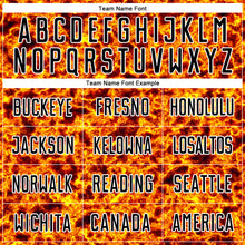 Load image into Gallery viewer, Custom Black Gold-White Flame Sublimation Soccer Uniform Jersey