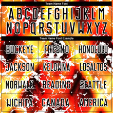 Load image into Gallery viewer, Custom Black Yellow-Red Flame Sublimation Soccer Uniform Jersey