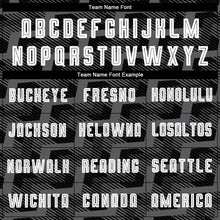 Load image into Gallery viewer, Custom Black White-Steel Gray Line Sublimation Soccer Uniform Jersey