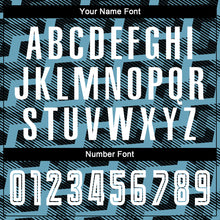 Load image into Gallery viewer, Custom Black White-Shadow Blue Line Sublimation Soccer Uniform Jersey