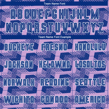 Load image into Gallery viewer, Custom Royal Light Purple-White Line Sublimation Soccer Uniform Jersey