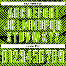 Load image into Gallery viewer, Custom Neon Green Black-White Line Sublimation Soccer Uniform Jersey