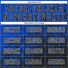 Load image into Gallery viewer, Custom Thunder Blue Black-White Abstract Fragment Art Sublimation Soccer Uniform Jersey