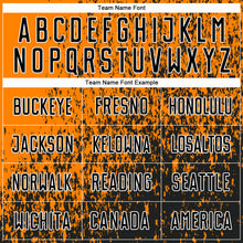 Load image into Gallery viewer, Custom Bay Orange Black-White Abstract Fragment Art Sublimation Soccer Uniform Jersey