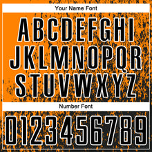 Load image into Gallery viewer, Custom Bay Orange Black-White Abstract Fragment Art Sublimation Soccer Uniform Jersey