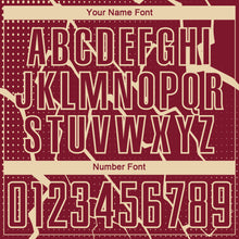 Load image into Gallery viewer, Custom Crimson City Cream Lightning Sublimation Soccer Uniform Jersey