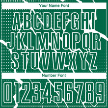 Load image into Gallery viewer, Custom Kelly Green White Lightning Sublimation Soccer Uniform Jersey