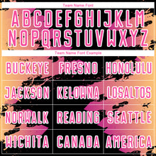 Load image into Gallery viewer, Custom Pink Black-White Splash Sublimation Soccer Uniform Jersey