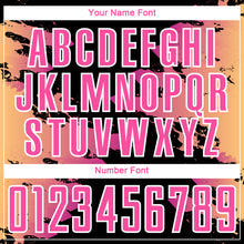 Load image into Gallery viewer, Custom Pink Black-White Splash Sublimation Soccer Uniform Jersey