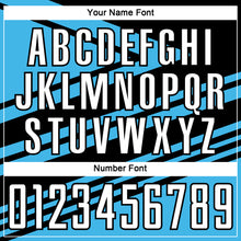 Load image into Gallery viewer, Custom Sky Blue White-Black Line Sublimation Soccer Uniform Jersey