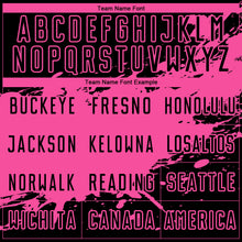 Load image into Gallery viewer, Custom Black Pink-White Splash Sublimation Soccer Uniform Jersey