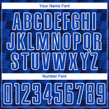 Load image into Gallery viewer, Custom Navy Thunder Blue-White Line Sublimation Soccer Uniform Jersey