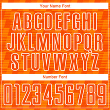 Load image into Gallery viewer, Custom Orange Bay Orange-White Line Sublimation Soccer Uniform Jersey