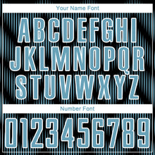 Load image into Gallery viewer, Custom Black Shadow Blue-White Line Sublimation Soccer Uniform Jersey